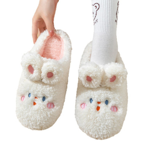 2025卡通兔子新款棉拖鞋女生時尚厚底加絨保暖秋冬季地板棉拖 2025卡通兔子新款棉拖鞋女生時尚厚底加絨保暖秋冬季地板棉拖