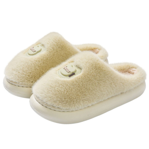 防滑棉拖鞋女款秋冬季2025新款室內家居毛絨絨保暖厚底月子棉拖女 防滑棉拖鞋女款秋冬季2025新款室內家居毛絨絨保暖厚底月子棉拖女