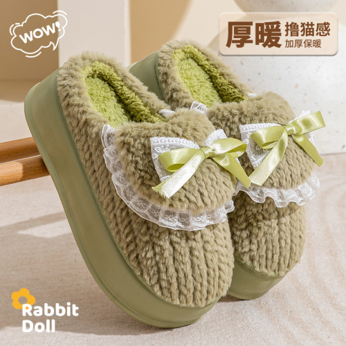 厚底棉拖鞋女秋冬季2025新款室內家居防滑保暖外穿絕美毛毛絨棉拖 厚底棉拖鞋女秋冬季2025新款室內家居防滑保暖外穿絕美毛毛絨棉拖