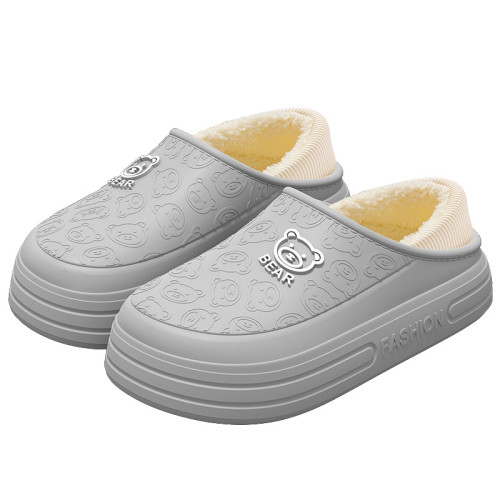 包跟棉拖鞋男士秋冬季外穿2025新款厚底保暖加絨加厚防水防臭棉鞋 包跟棉拖鞋男士秋冬季外穿2025新款厚底保暖加絨加厚防水防臭棉鞋