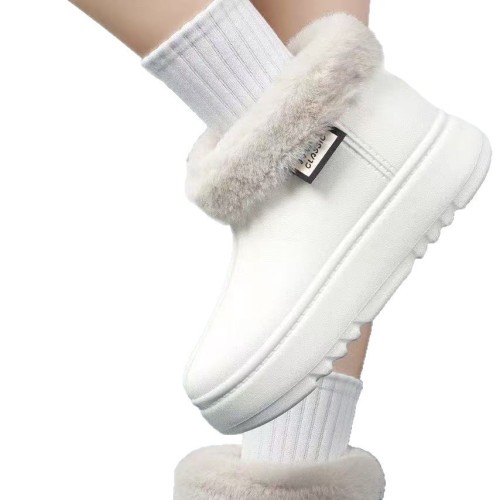 2025新款EVA防水防滑雪地靴女士冬季韓版百搭加絨柔軟保暖大棉鞋