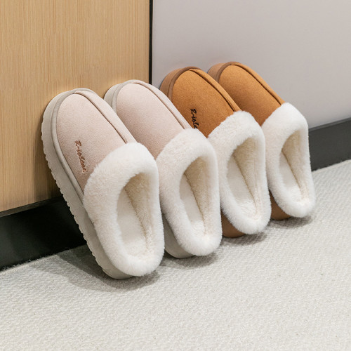 2025新款棉拖鞋男女時尚情侶厚底加絨保暖秋冬季地板棉拖舒適