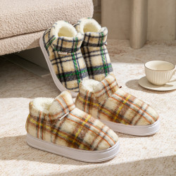 2025全包新款棉拖鞋男女時尚情侶厚底加絨保暖秋冬季地板棉鞋