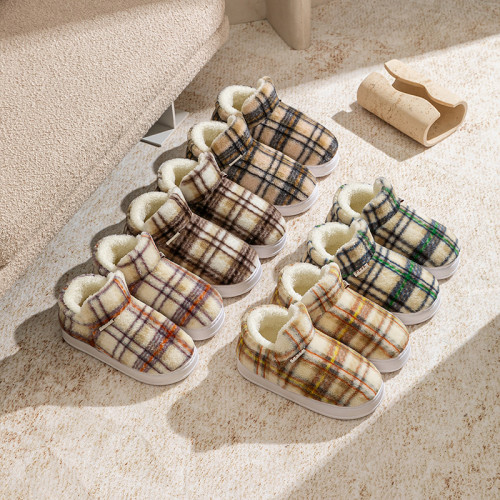 2025全包新款棉拖鞋男女時尚情侶厚底加絨保暖秋冬季地板棉鞋