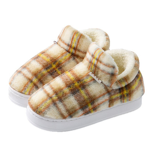 2025全包新款棉拖鞋男女時尚情侶厚底加絨保暖秋冬季地板棉鞋