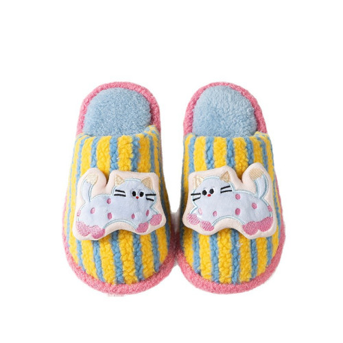 多巴胺可愛小貓棉拖鞋女秋冬2025新款室內家居少女心情侶毛拖鞋男 多巴胺可愛小貓棉拖鞋女秋冬2025新款室內家居少女心情侶毛拖鞋男