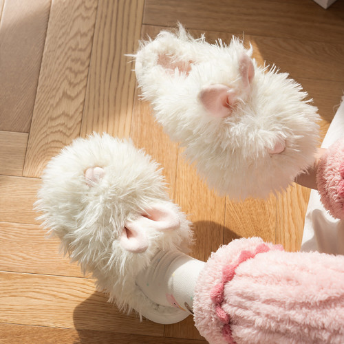 latetime可愛兔子棉拖鞋女秋冬2025新款室內家居保暖月子毛毛拖鞋 latetime可愛兔子棉拖鞋女秋冬2025新款室內家居保暖月子毛毛拖鞋