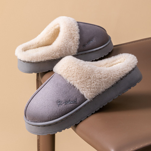 2025新款棉拖鞋男女時尚情侶厚底加絨保暖秋冬季地板棉拖毛毛絨 2025新款棉拖鞋男女時尚情侶厚底加絨保暖秋冬季地板棉拖毛毛絨