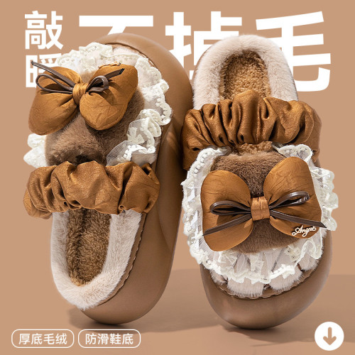 踩屎感棉拖鞋女款2025新款秋冬季室內家居可愛毛毛絨保暖棉拖女士 踩屎感棉拖鞋女款2025新款秋冬季室內家居可愛毛毛絨保暖棉拖女士