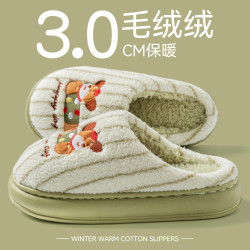 踩屎感棉拖鞋女款秋冬季2025新款室內家居保暖防滑厚底棉拖女士冬