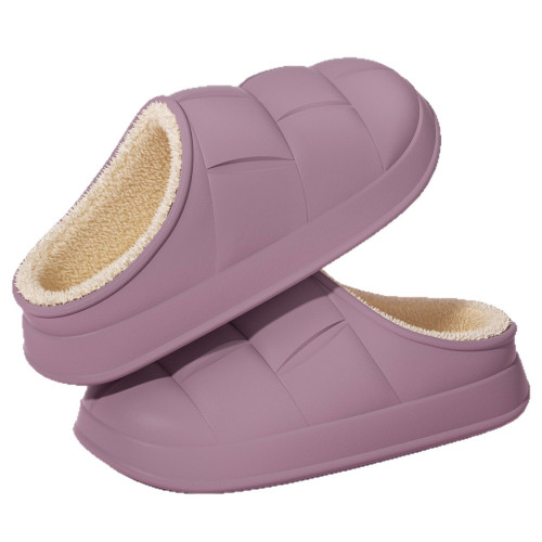 棉拖鞋女秋冬季新款室內居家防滑踩屎感加絨保暖防水半拖毛套男士 棉拖鞋女秋冬季新款室內居家防滑踩屎感加絨保暖防水半拖毛套男士