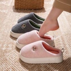 情侶棉拖鞋女士秋冬季新款室內家居防滑月子冬天保暖厚底棉拖鞋男