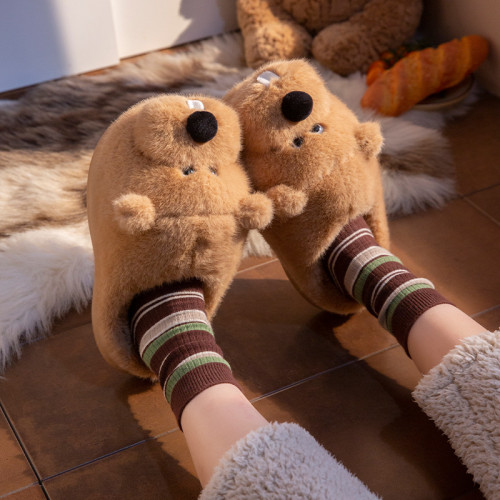 踩屎感棉拖鞋女款秋冬季2025新款家居室內可愛厚底毛絨保暖棉拖男 踩屎感棉拖鞋女款秋冬季2025新款家居室內可愛厚底毛絨保暖棉拖男