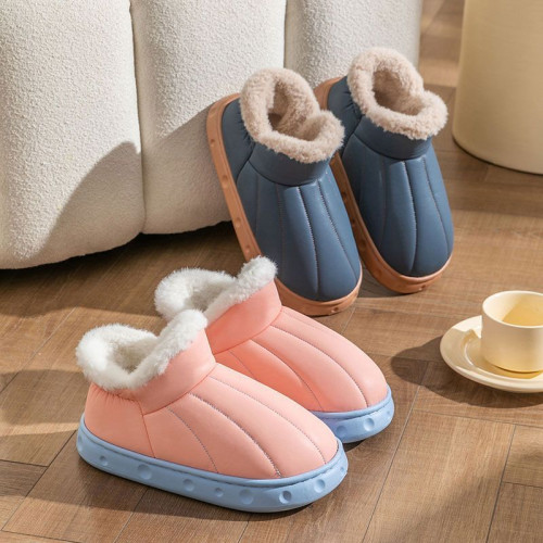 保暖棉鞋女冬季包跟厚底居家室內加絨踩屎感防滑棉拖鞋棉靴男款冬 保暖棉鞋女冬季包跟厚底居家室內加絨踩屎感防滑棉拖鞋棉靴男款冬