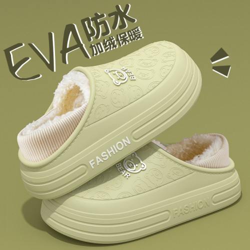 踩屎感棉拖鞋女2025新款秋冬季室內家居包跟保暖防滑厚底月子棉拖 踩屎感棉拖鞋女2025新款秋冬季室內家居包跟保暖防滑厚底月子棉拖