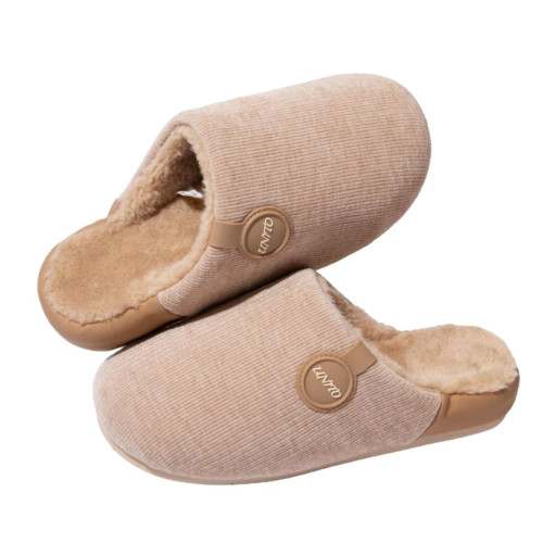 日式厚底棉拖鞋女款秋冬季家居室內防滑保暖毛毛絨勃肯拖鞋男冬天 日式厚底棉拖鞋女款秋冬季家居室內防滑保暖毛毛絨勃肯拖鞋男冬天