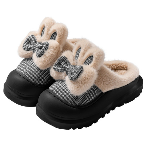 毛絨絨棉拖鞋女款2025新款室內家居月子保暖防滑厚底棉拖女可外穿 毛絨絨棉拖鞋女款2025新款室內家居月子保暖防滑厚底棉拖女可外穿