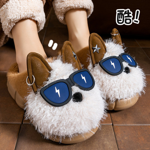 踩屎感棉拖鞋女款秋冬季2025新款室內家居卡通可愛保暖加絨毛毛鞋 踩屎感棉拖鞋女款秋冬季2025新款室內家居卡通可愛保暖加絨毛毛鞋