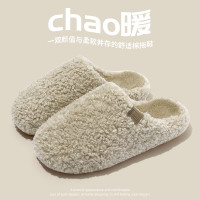 不悶腳棉拖鞋女款2025新款秋冬季室內家居毛毛絨保暖防滑家用棉拖