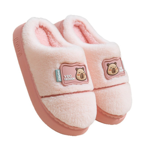 2025小熊新款棉拖鞋男女時尚情侶厚底加絨保暖秋冬季地板棉拖 2025小熊新款棉拖鞋男女時尚情侶厚底加絨保暖秋冬季地板棉拖