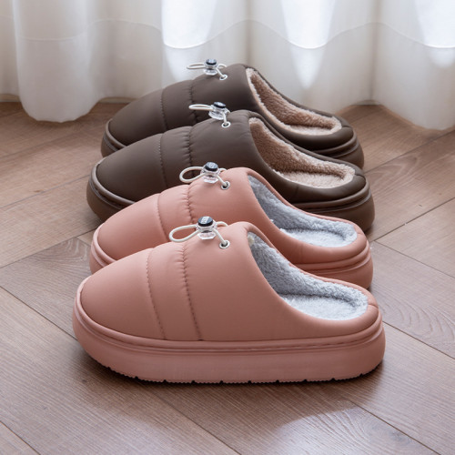 羽絨防水棉拖鞋男秋冬季2025新款室內家居厚底家用防滑保暖棉拖女 羽絨防水棉拖鞋男秋冬季2025新款室內家居厚底家用防滑保暖棉拖女