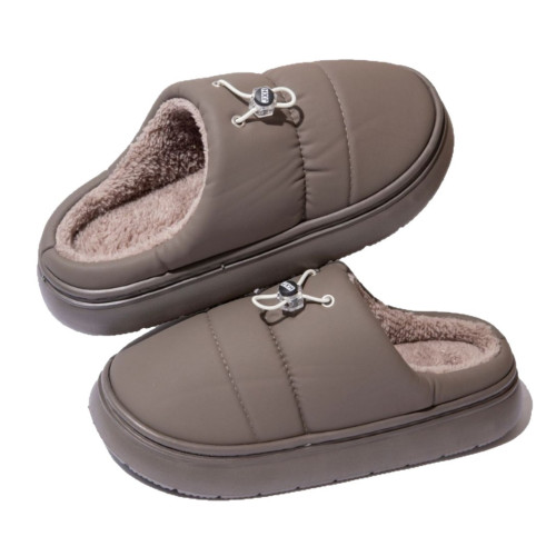 羽絨防水棉拖鞋男秋冬季2025新款室內家居厚底家用防滑保暖棉拖女 羽絨防水棉拖鞋男秋冬季2025新款室內家居厚底家用防滑保暖棉拖女