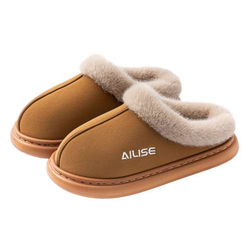 月子棉拖鞋女士秋冬季2025新款厚底室內家居防滑毛絨保暖家用棉拖 月子棉拖鞋女士秋冬季2025新款厚底室內家居防滑毛絨保暖家用棉拖