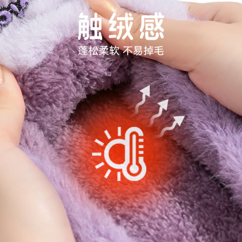 毛毛絨棉拖鞋女款秋冬季2025新款室內家居卡通保暖厚底防滑棉拖女 毛毛絨棉拖鞋女款秋冬季2025新款室內家居卡通保暖厚底防滑棉拖女