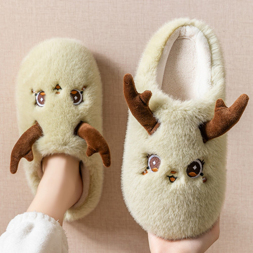 棉拖鞋女款2025新款秋冬季室內家居保暖防滑毛絨絨踩屎感月子棉拖 棉拖鞋女款2025新款秋冬季室內家居保暖防滑毛絨絨踩屎感月子棉拖