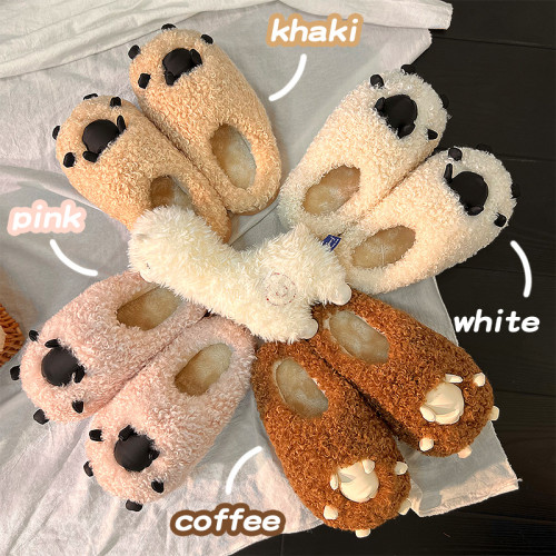 可愛棉拖鞋女款秋冬季2025新款室內家居卡通小羊保暖加絨毛毛棉拖 可愛棉拖鞋女款秋冬季2025新款室內家居卡通小羊保暖加絨毛毛棉拖