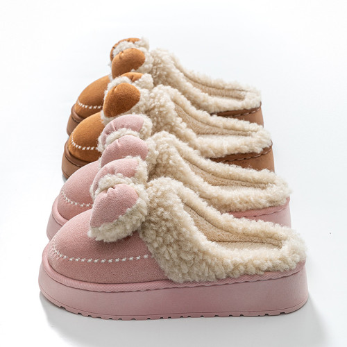 2025蝴蝶結新款棉拖鞋女時尚情侶厚底加絨保暖秋冬季地板棉拖跨 2025蝴蝶結新款棉拖鞋女時尚情侶厚底加絨保暖秋冬季地板棉拖跨