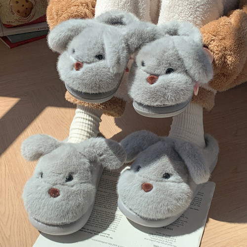 新款厚毛絨小狗毛毛棉拖鞋女冬聚保暖居家室內可愛防滑卡通棉鞋 新款厚毛絨小狗毛毛棉拖鞋女冬聚保暖居家室內可愛防滑卡通棉鞋