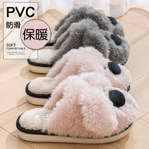 踩屎感棉拖鞋女款秋冬季外穿2025新款網紅小狗厚實保暖毛毛絨鞋女 踩屎感棉拖鞋女款秋冬季外穿2025新款網紅小狗厚實保暖毛毛絨鞋女