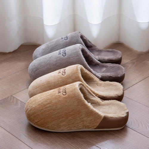 靜音拖鞋女冬季新款室內家居防滑保暖地板軟底日式無聲家用棉拖男 靜音拖鞋女冬季新款室內家居防滑保暖地板軟底日式無聲家用棉拖男