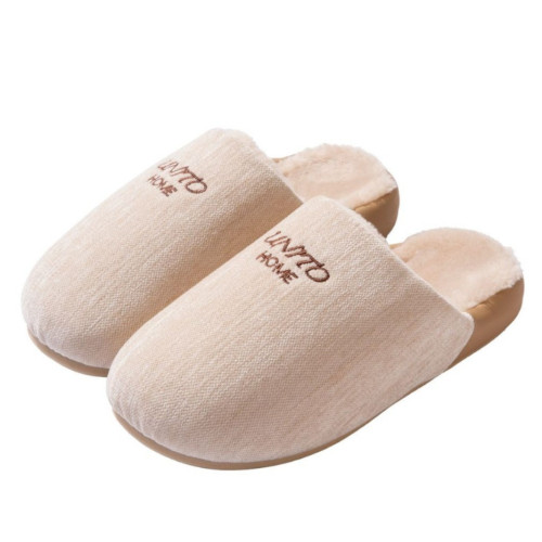 靜音拖鞋女冬季新款室內家居防滑保暖地板軟底日式無聲家用棉拖男 靜音拖鞋女冬季新款室內家居防滑保暖地板軟底日式無聲家用棉拖男