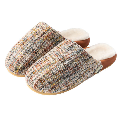 棉拖鞋女款2025秋冬季新款室內家居編織外穿加絨加厚保暖棉鞋女款 棉拖鞋女款2025秋冬季新款室內家居編織外穿加絨加厚保暖棉鞋女款