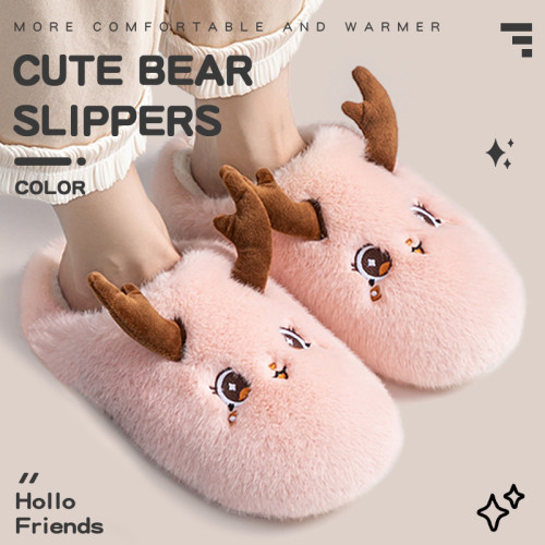棉拖鞋女款秋冬季2025新款室內家居卡通保暖加絨毛毛情侶棉拖男士 棉拖鞋女款秋冬季2025新款室內家居卡通保暖加絨毛毛情侶棉拖男士