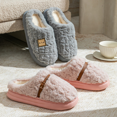 2025絨毛新款棉拖鞋男女時尚情侶厚底加絨保暖秋冬季地板棉拖 2025絨毛新款棉拖鞋男女時尚情侶厚底加絨保暖秋冬季地板棉拖