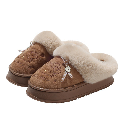 厚底超萌可愛棉拖鞋女冬季新款居家室內卡通小貓保暖毛絨棉拖 厚底超萌可愛棉拖鞋女冬季新款居家室內卡通小貓保暖毛絨棉拖