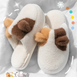 踩屎感棉拖鞋女款秋冬季2025新款室內家居厚底增高保暖毛絨棉拖女