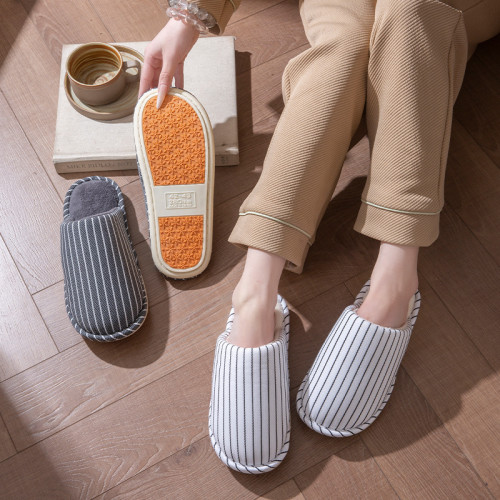日式靜音棉拖鞋男士2025新款秋冬室內居家防滑保暖厚底包頭棉拖女 日式靜音棉拖鞋男士2025新款秋冬室內居家防滑保暖厚底包頭棉拖女