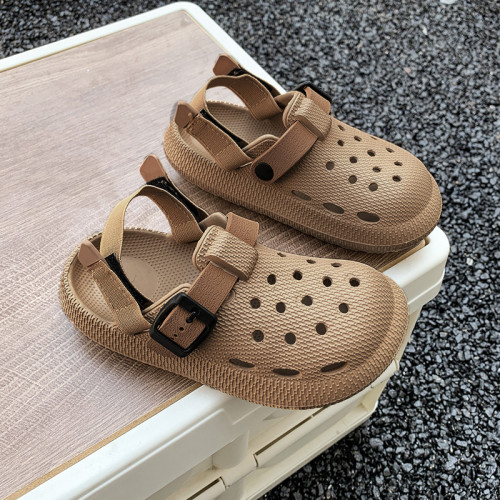 新款兒童鞋2025新款洞洞鞋男童夏季踩屎感外穿包頭家居防滑沙灘鞋 新款兒童鞋2025新款洞洞鞋男童夏季踩屎感外穿包頭家居防滑沙灘鞋