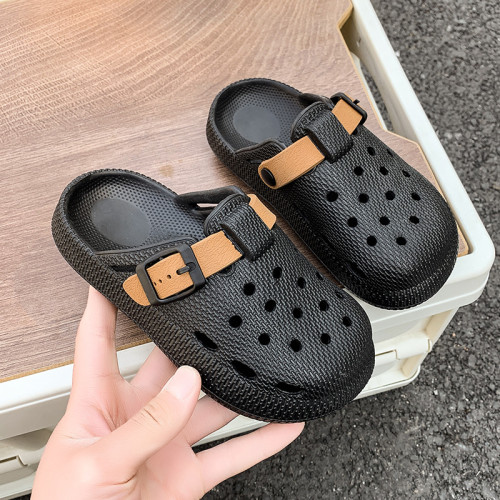 新款兒童鞋2025新款洞洞鞋男童夏季踩屎感外穿包頭家居防滑沙灘鞋 新款兒童鞋2025新款洞洞鞋男童夏季踩屎感外穿包頭家居防滑沙灘鞋