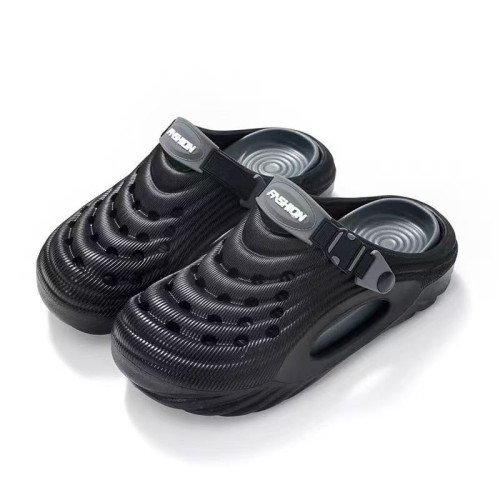 夏季新男士洞洞鞋潮流百搭厚底軟底空氣迴彈感兩用沙灘包頭拖鞋 夏季新男士洞洞鞋潮流百搭厚底軟底空氣迴彈感兩用沙灘包頭拖鞋