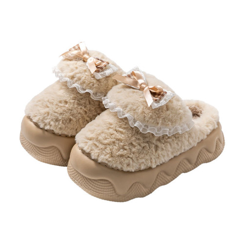 踩屎感棉拖鞋女士秋冬季2025新款室內家居厚底增高保暖毛絨月子鞋 踩屎感棉拖鞋女士秋冬季2025新款室內家居厚底增高保暖毛絨月子鞋