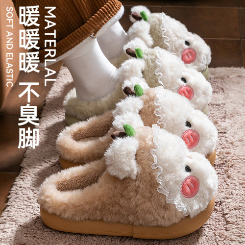 棉拖鞋女款秋冬季2025新款室內居家用保暖可愛月子毛絨拖鞋女款冬 棉拖鞋女款秋冬季2025新款室內居家用保暖可愛月子毛絨拖鞋女款冬