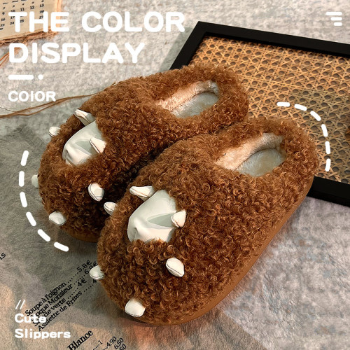 踩屎感棉拖鞋女款2025新款秋冬季室內家居毛絨保暖防滑月子棉拖女 踩屎感棉拖鞋女款2025新款秋冬季室內家居毛絨保暖防滑月子棉拖女