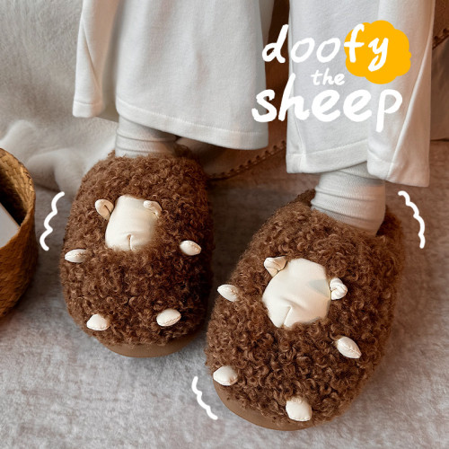 踩屎感棉拖鞋女款2025新款秋冬季室內家居毛絨保暖防滑月子棉拖女 踩屎感棉拖鞋女款2025新款秋冬季室內家居毛絨保暖防滑月子棉拖女