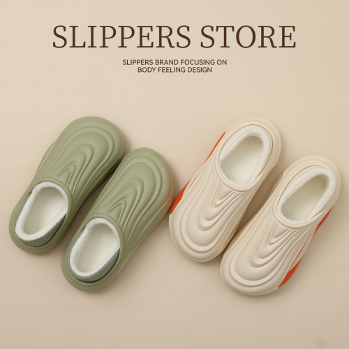 防水包跟棉拖鞋男士冬季新款防滑厚底居家保暖加絨外穿棉拖女 防水包跟棉拖鞋男士冬季新款防滑厚底居家保暖加絨外穿棉拖女