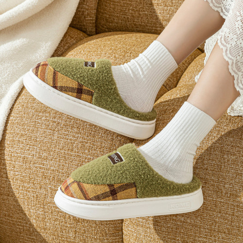 2025雙拼色新款棉拖鞋男女時尚情侶厚底加絨保暖秋冬地板棉拖 2025雙拼色新款棉拖鞋男女時尚情侶厚底加絨保暖秋冬地板棉拖